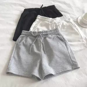 여자 데일리 허리 밴딩 기본 무지 짧은 반바지