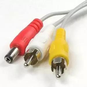 (다올)CCTV 케이블 30m 회색 2RCA DC 5.5 전원선
