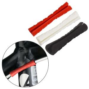8Pcs 자전거 프레임 보호 케이블 커버 시프터 브레이크 가드 튜브 이동 와이어 용 고무 슬리브