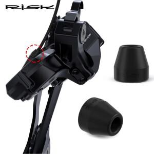 2pcs RISK 도로 자전거 Di2 후면 변속기 시프트 E-튜브 전기 와이어 방수 고무 슬리브 플러그 보호 먼지 커
