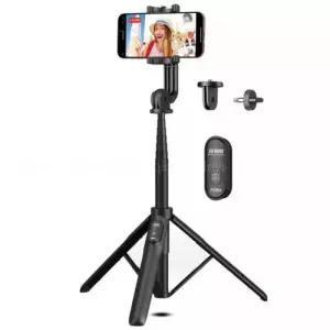 셀루미 155cm 롱레인지 무선 블루투스 올인원 삼각대 셀카봉 SEL GT1550M 블랙 1개