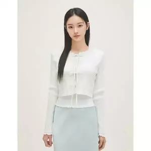 ROEM 리본 긴팔 가디건 RMCKG24R12 124042