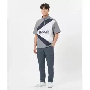 KODAK 케이 반팔 스탠넥 아노락 GREY