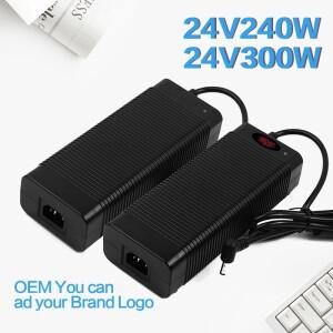 최고의 품질 24v 10a 12.5a 전원 어댑터 공급 AC 100V-240V ~ DC24v 250w 300w DC 어댑터(CE 포함)