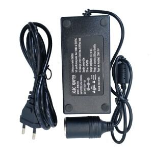 AC 어댑터 DC 110V 220V 12V 2A 5A 8A 10A 전원 자동차 시가 라이터 변환기 인버터 EU 플러그