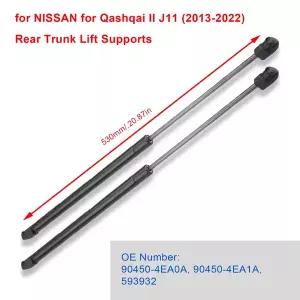 에어서스펜션 쇼바 닛산 Qashqai II J11 2013- 뒷 트렁크 테일 게이트 스트럿 부츠 리프트 지지대 가스 스