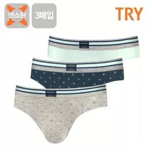 주니어 속옷 삼각팬티 사각 면스판 남자브리프 남성 3매세트  [sE80568]