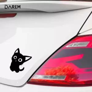오너클랜 주유구 데칼 고양이 스티커 DIY 커스텀 디자인 세트 스크래치 주유구 차량용 뒷유리 꾸미기