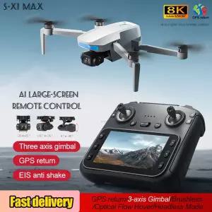 S-X1 고급 GPS 드론 전문가용 8K 카메라 화면 포함 10KM 디지털 이미지 전송 3축 짐벌 브러시리스 RC 쿼드