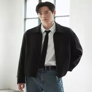 [국내정품] 드로우핏 DRAW FIT 도브 울 블루종 자켓 [BLACK] DFJK5392BK