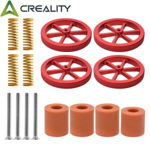 3D 프린터 히트베드 레벨링 키트 알루미늄 핸드 트위스트 너트 + 스프링 실리콘 컬럼 18mm Ender 5/CR-10