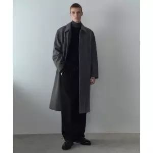 MUSINSA STANDARD 데일리 발마칸 코트 [미디엄 그레이]