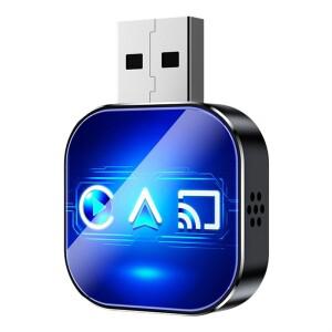디지트 스마트 AI 박스 무선 카플레이 미러링크 3 in 1 USB 동글 어댑터 안드로이드 오토 유선 연결