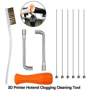 막힘 없는 3D 프린터 클리너 도구  M6 M7 MK8 화산 노즐 청소 Creality K1/K1C/K1 Max/Ender3 V3 Hotend용