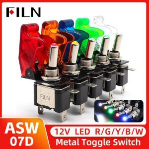 12V20A 라이트 토글 트럭 트레일러 액세서리 LED 점화 부스트 해양 보트 레이싱 카 스위치 SPST 로커