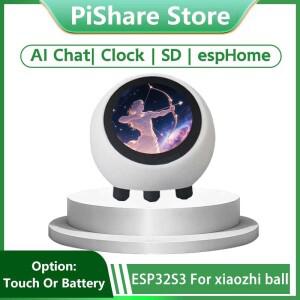 ESPHome 어시스턴트 호환 샤오지 AI 음성 채팅 로봇 볼 ESP32-S3 1.28인치 LCD N16R8 개발 보드 Wifi 시계