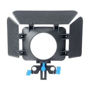 M1 매트 박스 카메라 쉐이드 (15mm 레일 로드  팔로우 포커스 리그 케이지