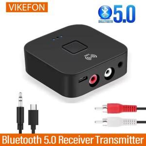 블루투스 5.0 수신기 3.5mm AUX 잭 RCA 무선 어댑터 동글 마이크 NFC 차량용 키트 오디오 증폭기 스피커 자