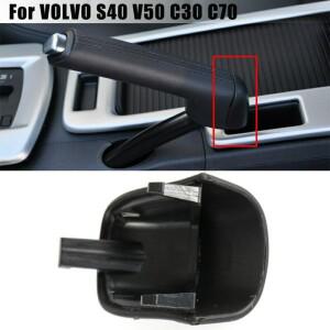 핸드 브레이크 핸들 레버 커버  볼보 호환 S40 V50 C30 용 고무 및 ABS 플라스틱