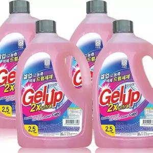 겔업 2x울트라 액체세제 2.5L x 4개 드럼용