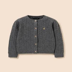 빈폴 BEANPOLE 키즈 Essential 여아 울혼방 케이블 카디건 애쉬 GM0026081375894