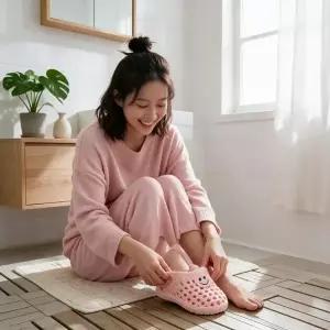 욕실 슬리퍼 미끄럼방지 화장실화 욕실화 물빠짐 베란다 거실 실내화