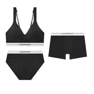 게스언더웨어 코튼스판 화이트밴딩 노와이어 커플세트 GEWBR712PT712DR712BK IHG706 PXB888