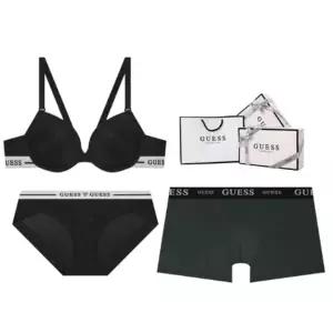 게스언더웨어 에센셜아웃밴드 남여커플속옷세트 ODWBR791BK863DGR PUI938 SZB694