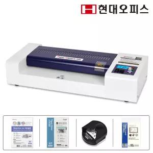 [현대오피스] A3 코팅기 PL-330D +코팅지 3종 +코너라운더 4롤러 코팅기계
