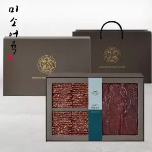 [미소어육][바로배송]미소어육 호주산 소고기 복합육포 선물세트 510g/쇼핑백