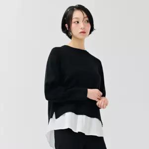 체이스컬트 [본사][2color] W 레이어드 스웨터