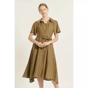 [BCBG](의정부점)올앤선드리 셔츠오픈형원피스(A5M4I181)