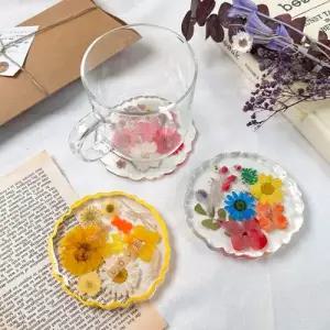 레진아트 압화 티코스터 만들기 DIY키트