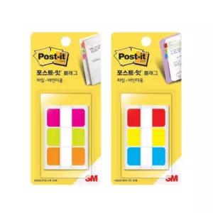 [3M] 포스트잇 플래그 인덱스탭 686SS 12매x3색38x18mm