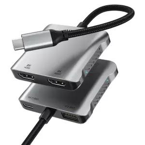 USB C TO HDMI 듀얼 컨버터 8K 2295TCH-8K