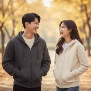 남녀공용 오버핏 후드집업 데일리 아우터 간절기 잠바 6컬러 3사이즈 베이직