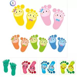질서안전지킴이 발바닥스티커 /복도스티커/안전스티커/논슬립스티커/미끄럼방지스티커/욕실스티커