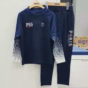 [에스핏]주니어 키즈 PSG 소매 D.T.P 유니폼 상하세트 겨울 기모 SJY710MKTR71_DG