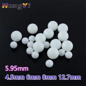 베어링흰색 POM 플라스틱 둥근 구슬 폴리포름알데히드 솔리드 볼 직경 4.5mm 6mm 12.7mm