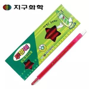 투명이낱색색연필 1타 12개입/낱색색연필/빨강색연필/빨간색연필/채점용색연필/샤프식색연필/단색색연필