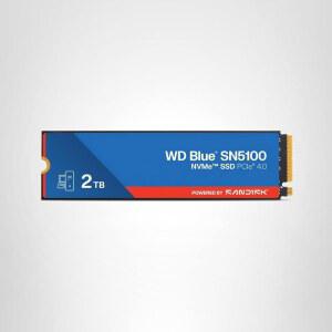 WD Blue SN5100 2TB NVMe SSD - M.2 2280, PCIe Gen 4.0, 내장 솔리드 스테이트 드라이브 읽기 속도 최대 7,100MB/s, PC/노트북용 스토리지 업그레이드 WDS200T5B0E