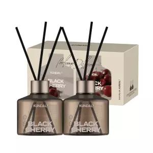 쿤달 시그니처 디퓨저 퍼퓸 실내 디퓨저 200ml 2구 블랙체리