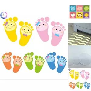 질서안전지킴이 5색 발바닥스티커 /안전/스티커/욕실/미끄럼/방지/패드/논슬립/매트/바닥/가정용/용품/가족