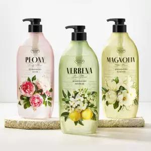 애경 샤워메이트 플라워부케 바디워시 900ml  x 3개/ 피오니 레몬버베나 매그놀리아