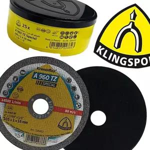 클링스포 A960 절단석 105mm25매 그라인더날 금속 메탈 커팅석 컷팅석 스틸 절삭