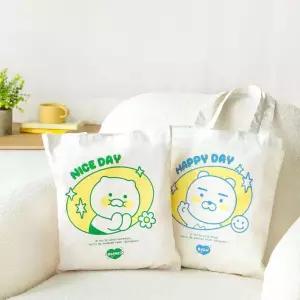 [라일리] Rly 카카오프렌즈 세이치즈 심플 캔버스백 사무용품