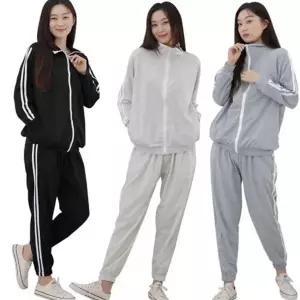 여성 조거 팬츠 데일리 집업 상하복 여성 트레이닝 스포츠 스트라이프 루즈핏 캐주얼