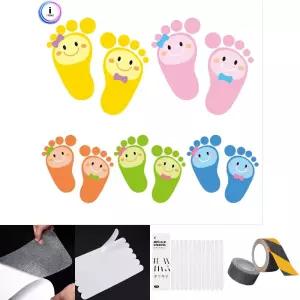 h01 질서안전 지킴이 5색 발바닥 스티커/스티커/논슬립/테이프/패드/계단/욕실/안전/바닥/욕조/타일/목욕탕