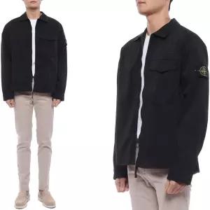[스톤아일랜드]26SS 남성 와펜 패치 오버셔츠 재킷 (L1S151200015 S0012 V0029 26S)