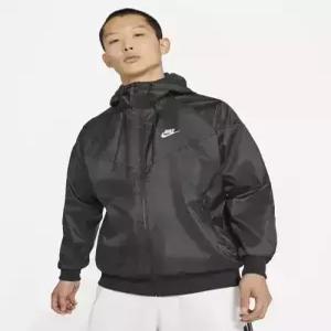 nike 스포츠웨어 윈드러너 후드 재킷 M - 블랙화이트 DA0002-010